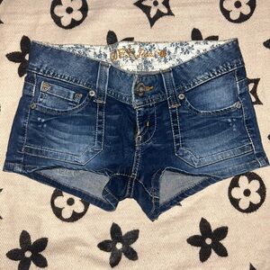 GUESS Dark Blue Jean Shorts